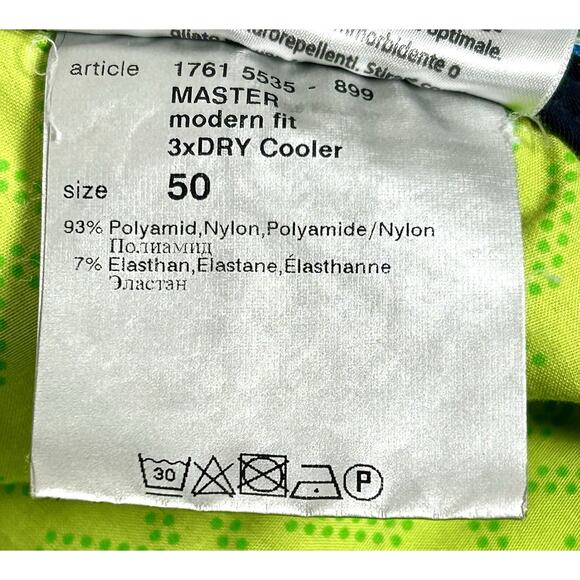 Alberto Golf Master Modern Fit Blue 3XDRY Cooler Shorts Men's 34 EU 50 GUC - Picture 7 of 10